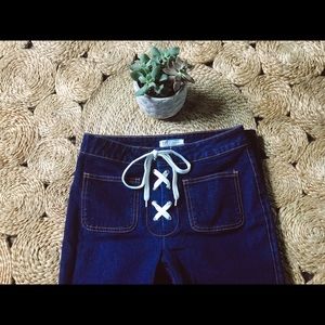 ✰ Zara Lace Up Jeans ✰